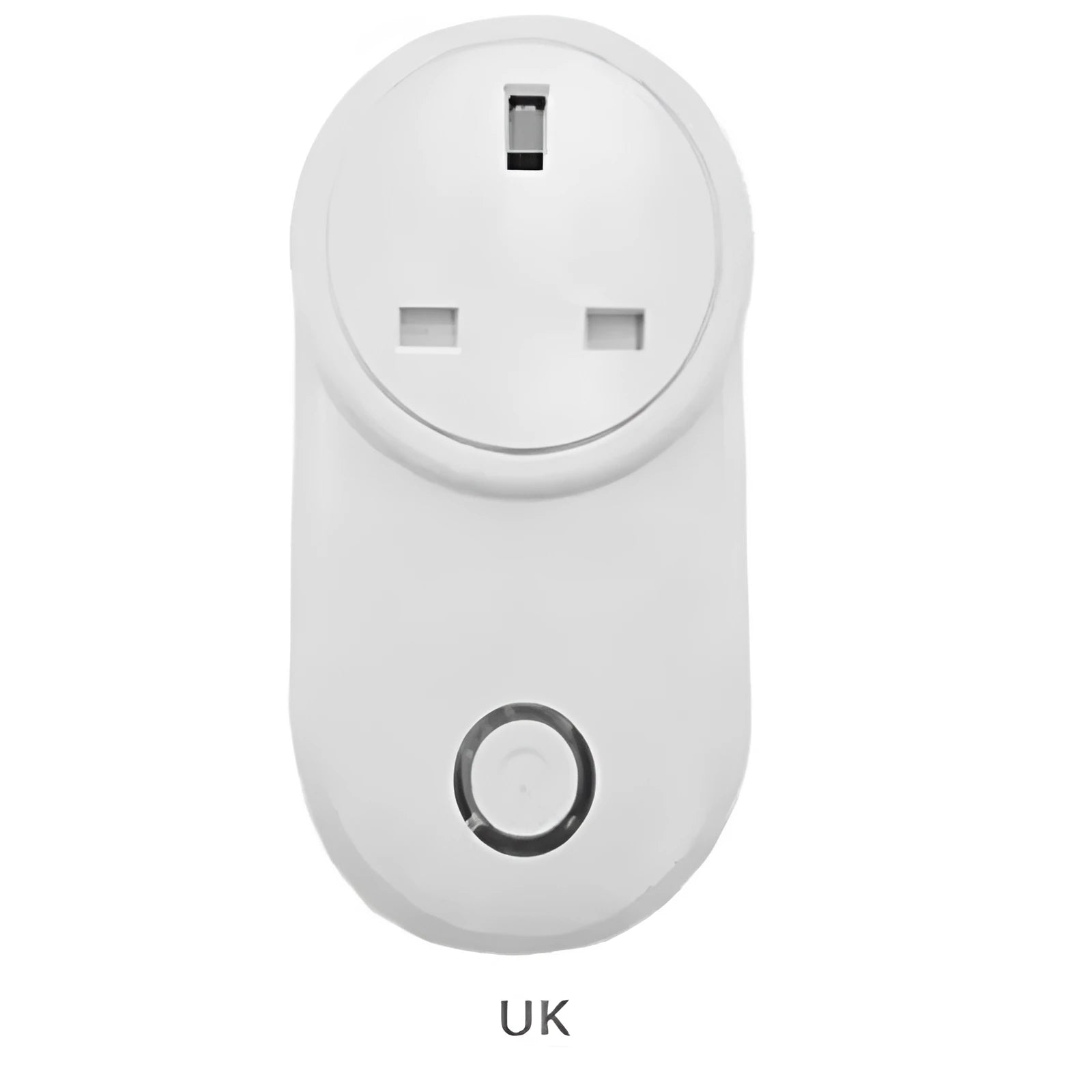 UK standard 3-pin WIFI smart socket in neutral colour with ewelink app and Tmall Genie compatibility