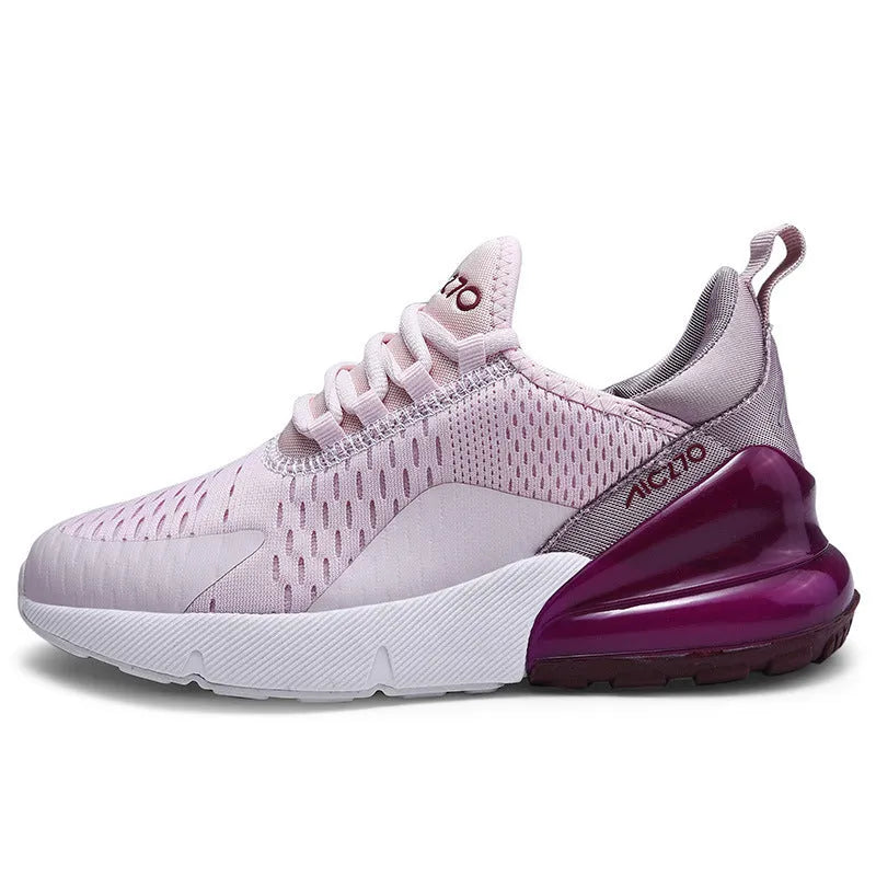 Korean colour-block casual trainers with cloth upper, leather lining and rubber sole, shown in multiple colour options