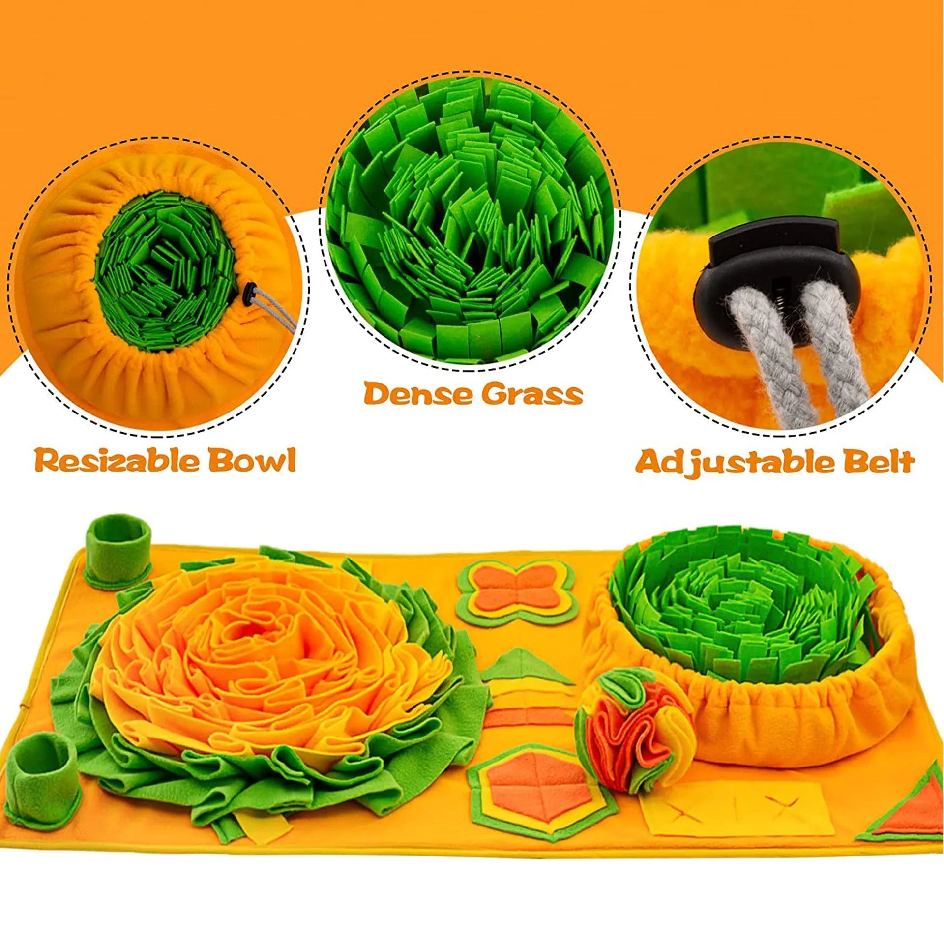 Pet products sniffing pad puzzle interaction mat 85x50cm polar fleece cushion gift ball colour for dogs