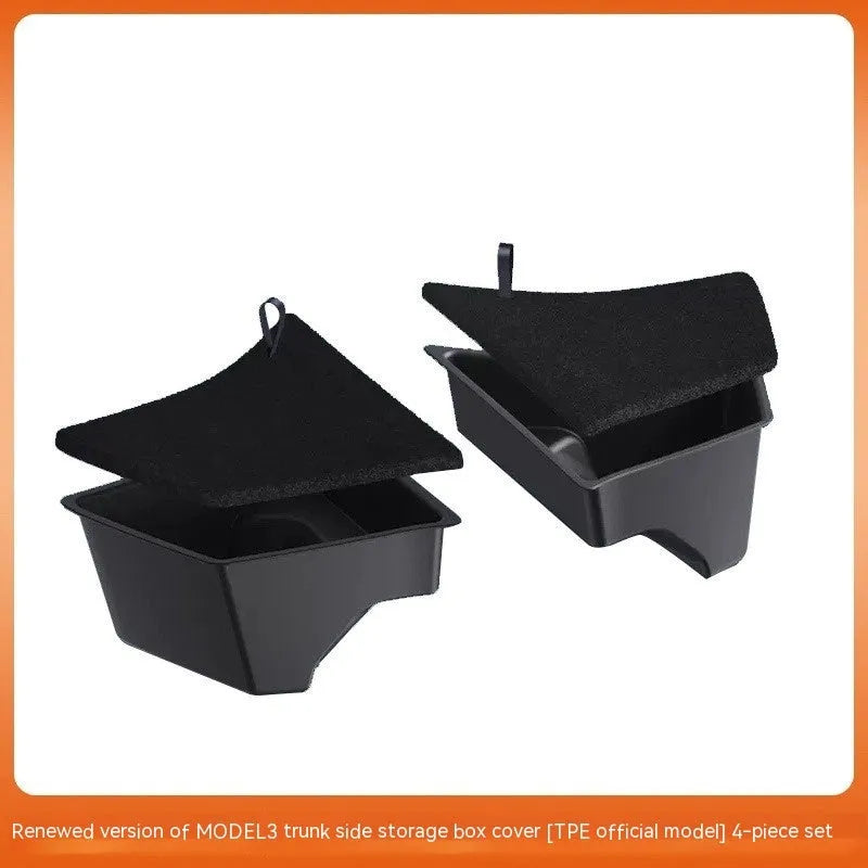 Tesla Model Y and Model 3 trunk storage box TPE waterproof cover accessories for boot organisation