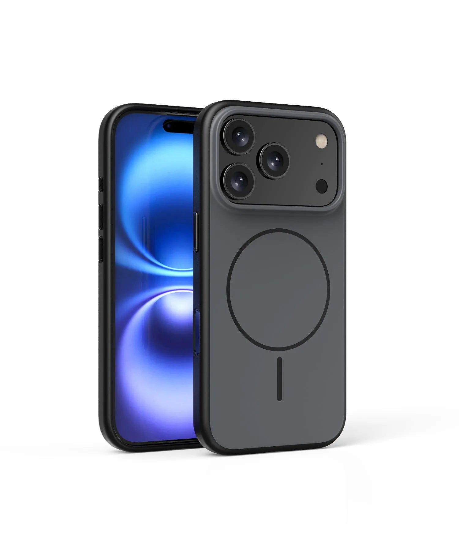 Frosted matte magnetic phone case for iPhone 17 Pro Max in Desert Gold colour