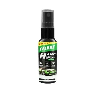 Nano coating car polish spray in a bottle, showing liquid ceramic coating for paint protection