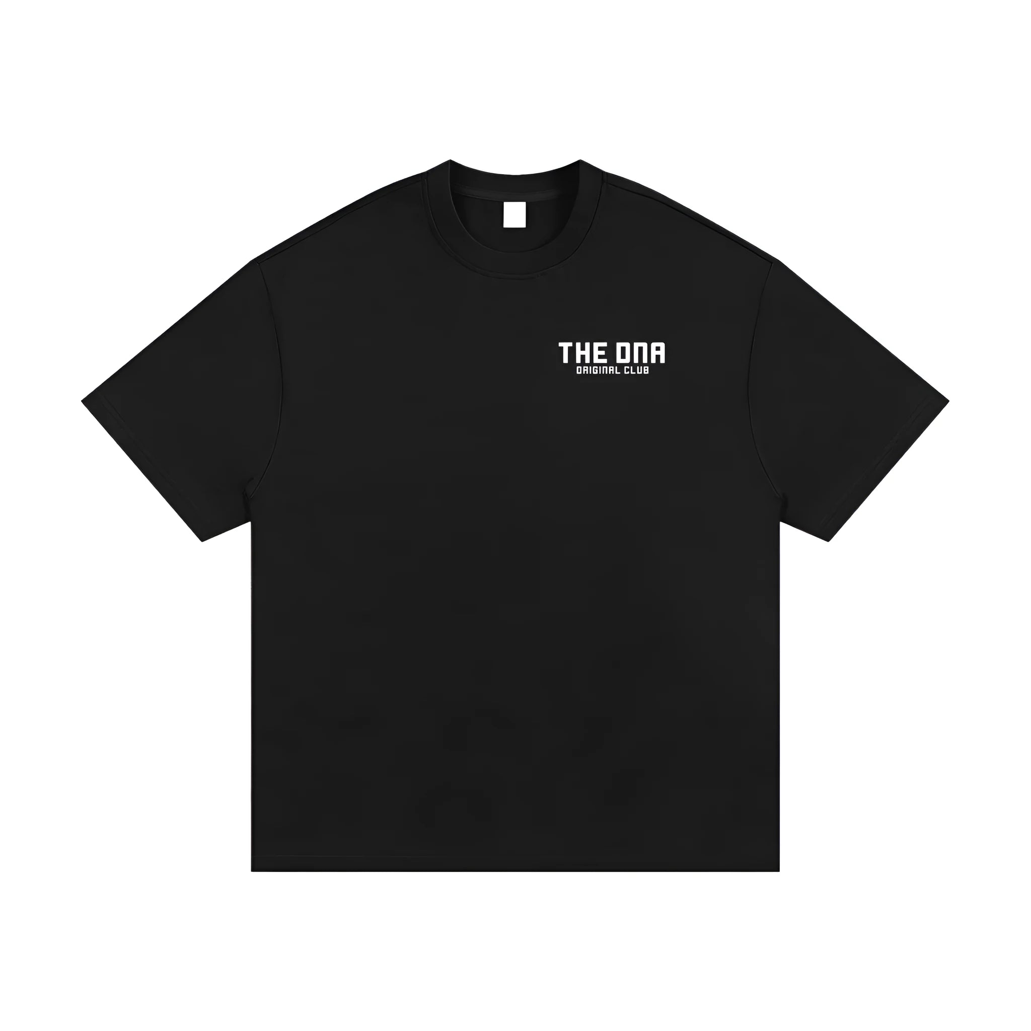 Men's black 3D digital printed casual t-shirt with loose fit and short sleeves