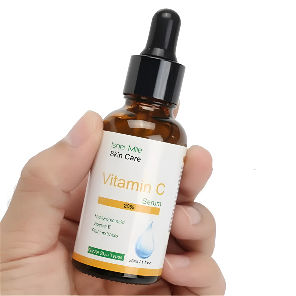 30ml bottle of Vitamin C serum for facial skincare treatment