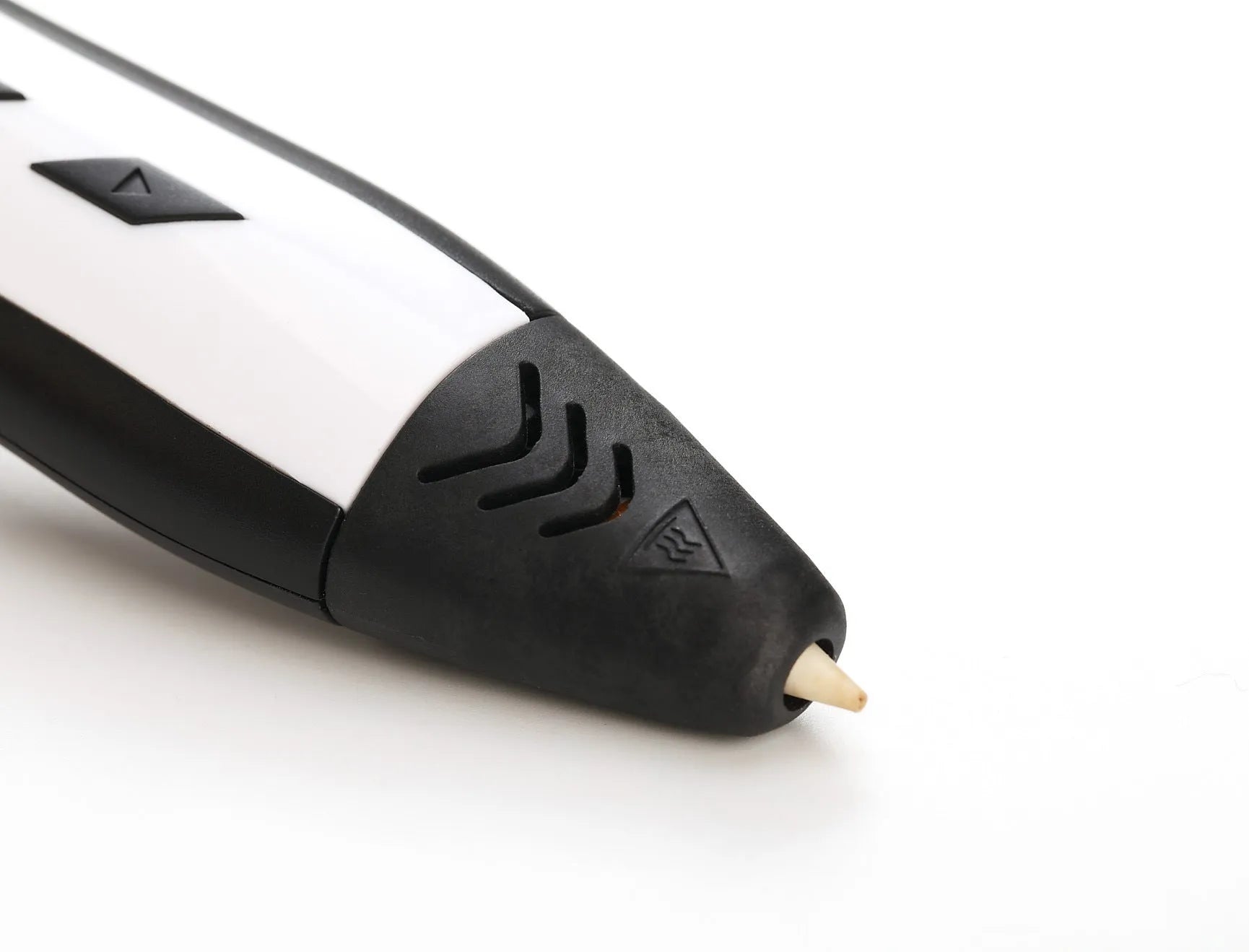 Blue 3D printing pen with LCD screen and ceramic nozzle for children