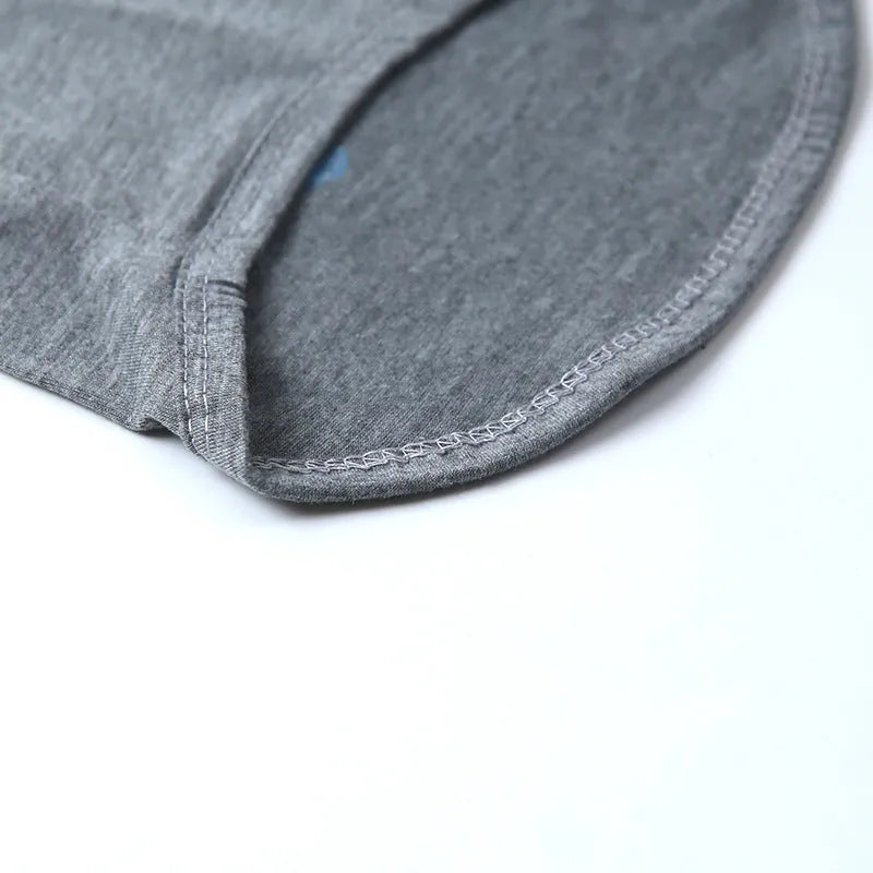 Lightweight polyester dog coat in grey with vest-style opening for small to large dogs