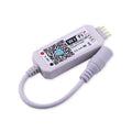 White WiFi light bar controller for RGB LED strips with three-channel control
