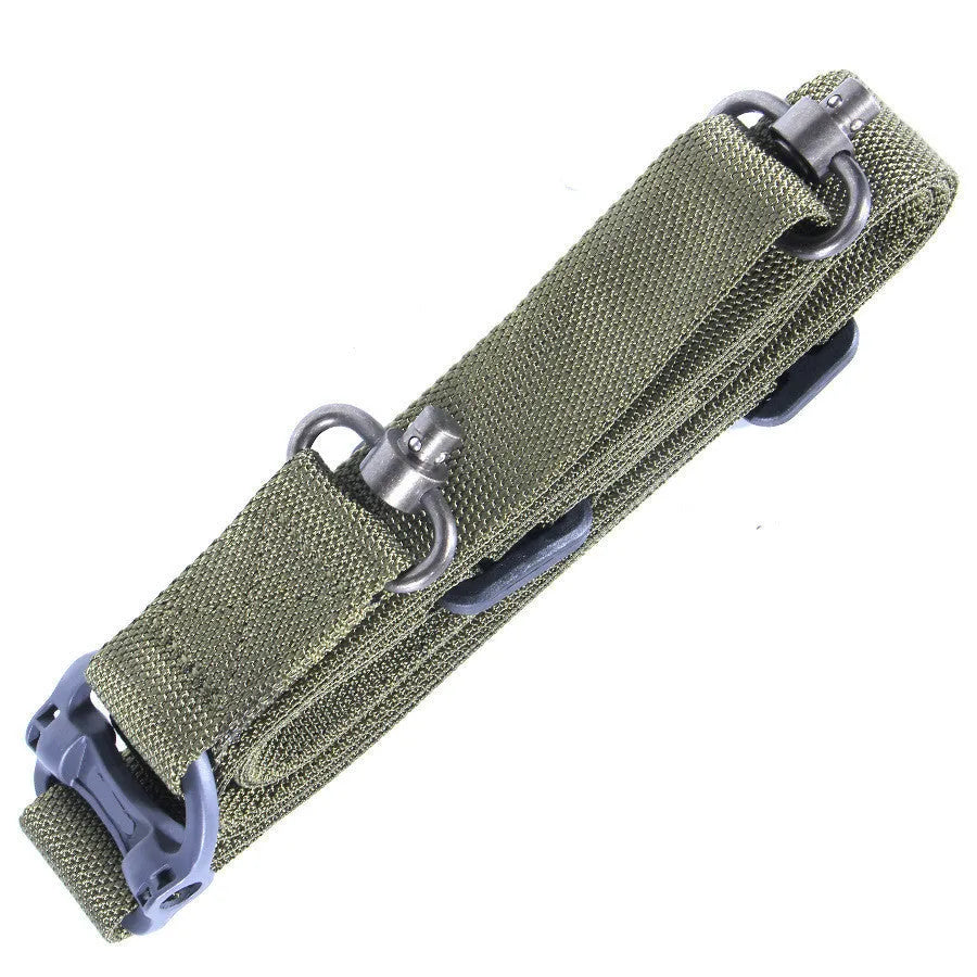 Tactical nylon multifunctional task strap rope showing 150cm maximum stretch length