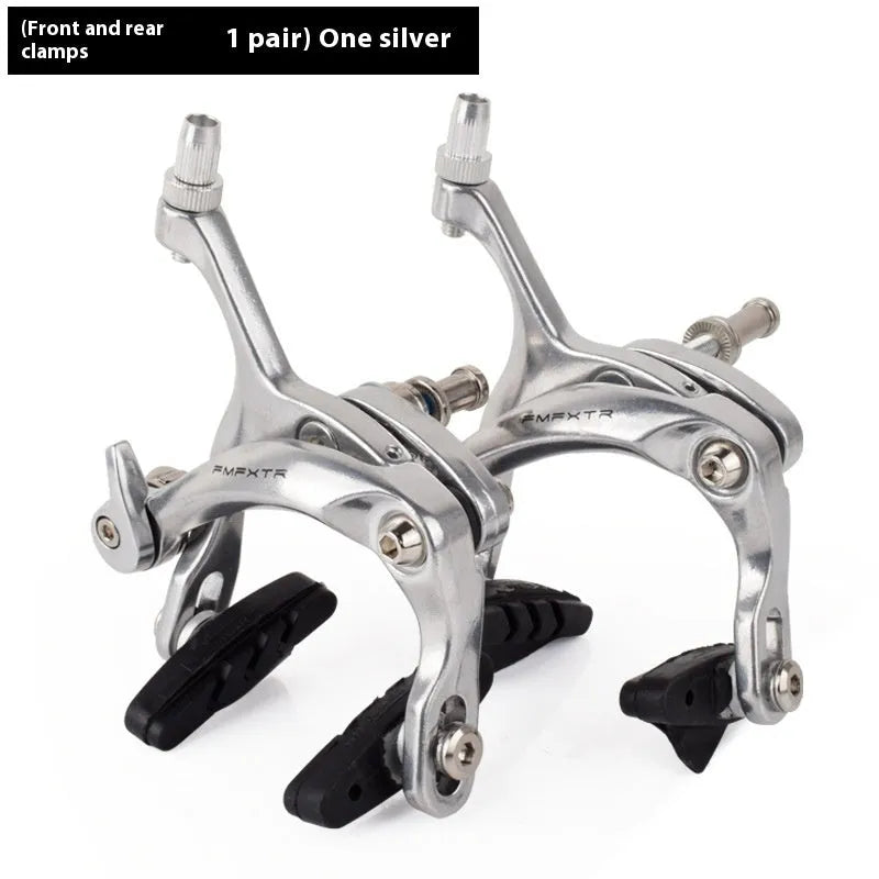U-shaped metal bicycle brake clamp upgrade kit for road and fixed gear bikes