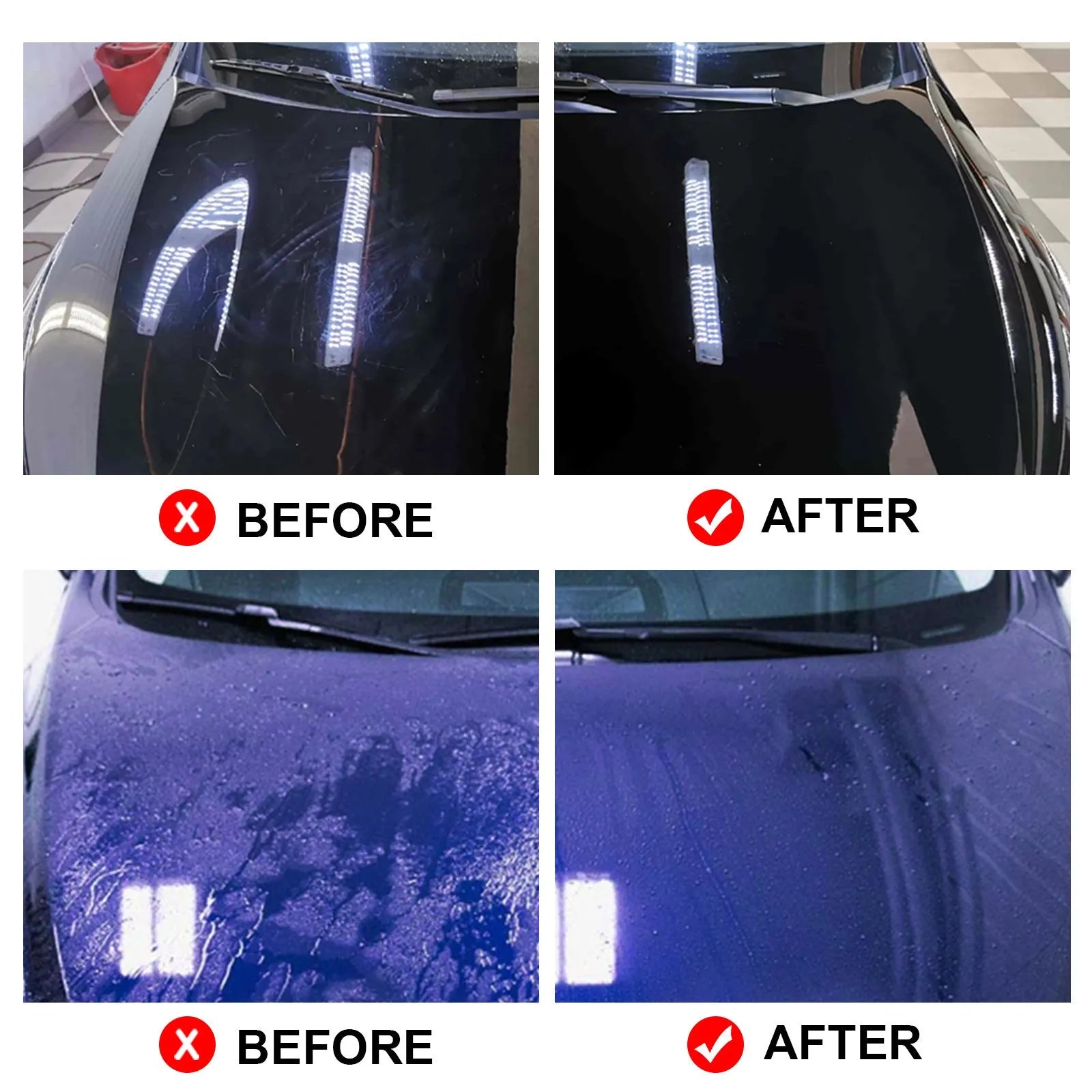 70ml graphene ceramic car coating kit with bottle, sponge, microfibre cloths, and gloves for paint protection.