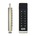 64GB metal fingerprint security USB flash drive with digital encryption