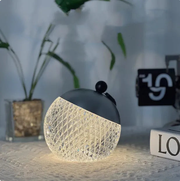 Modern minimalist portable table lamp with touch dimmable control in five colour options