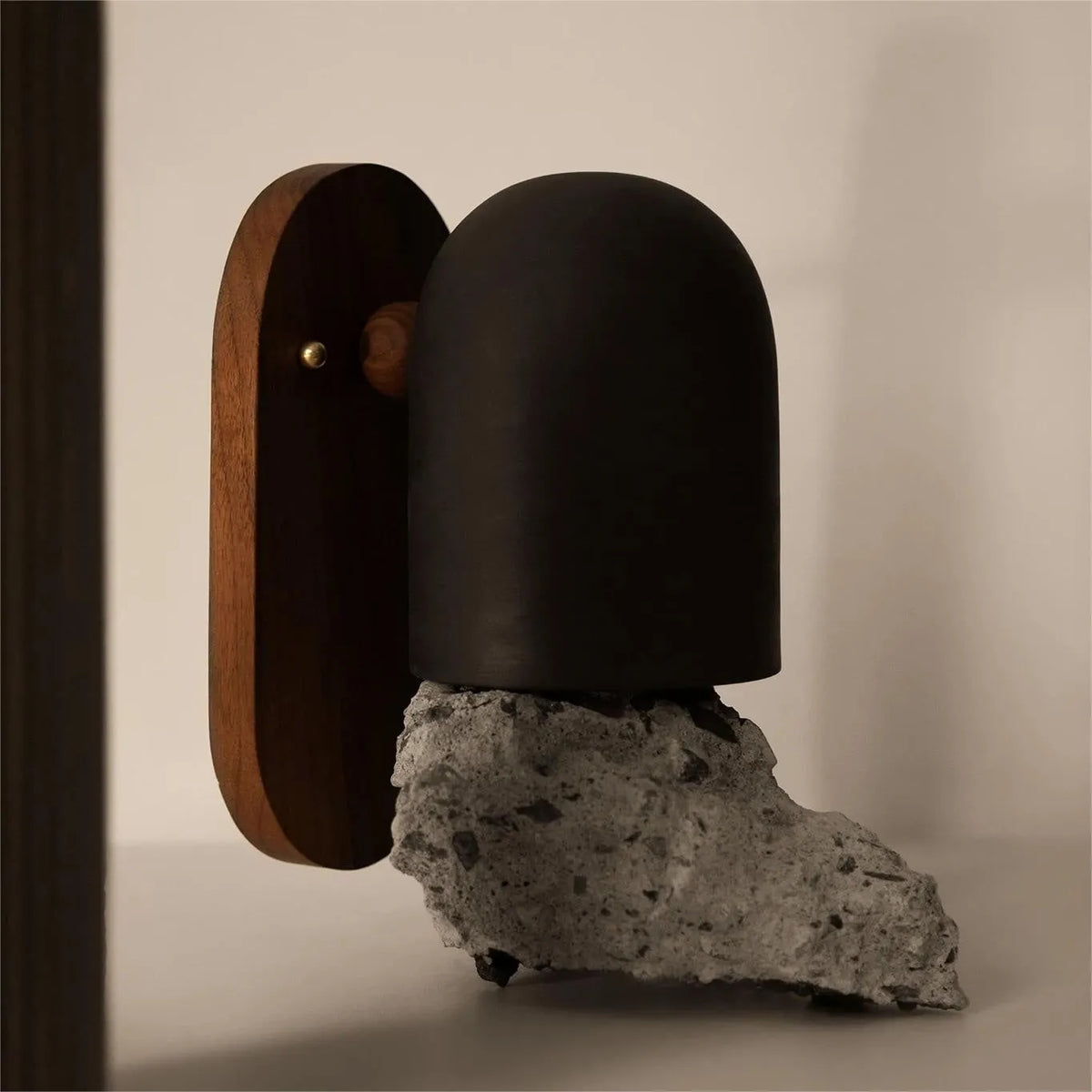 Japanese Zen LED wall light or chandelier in black or white with 350 or 360 degree rotatable wall lamp option
