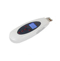 White ultrasonic skin cleaner with 28000Hz vibration and mild heating for blackhead removal