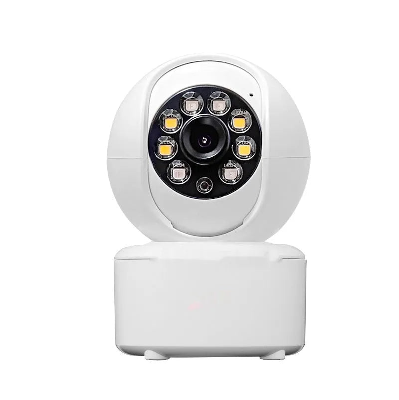 1080p HD panoramic home security camera with ceiling mount and dual-light night vision