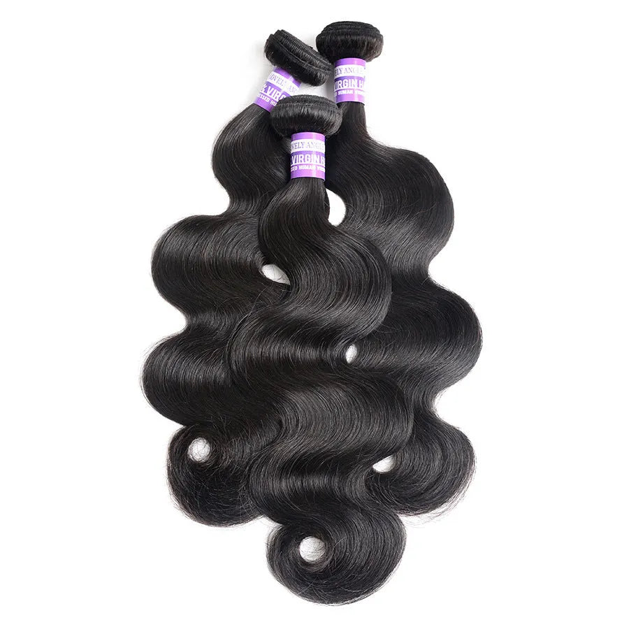 Real hair straight hair piece full size black multiple model options 8 to 28
