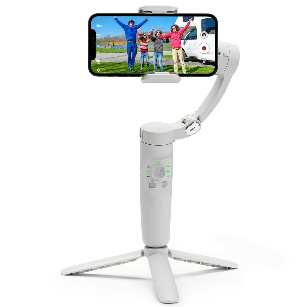 New M01 handheld tripod phone stabilizer in three-axis stable series, lightweight ABS design