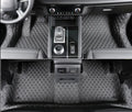 23 New Outlander foot mats in black, grey, and brown colours showing single-layer and double-layer wire ring construction