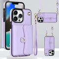 Crossbody TPU leather phone case for Samsung A13 4G 5G in mint green with card slots and strap