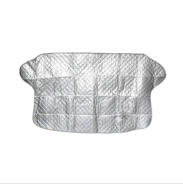 Car snow block aluminised film front windshield cover for frost guard and sun block