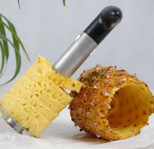 Stainless steel pineapple corer slicer with ABS handle in choice of colours