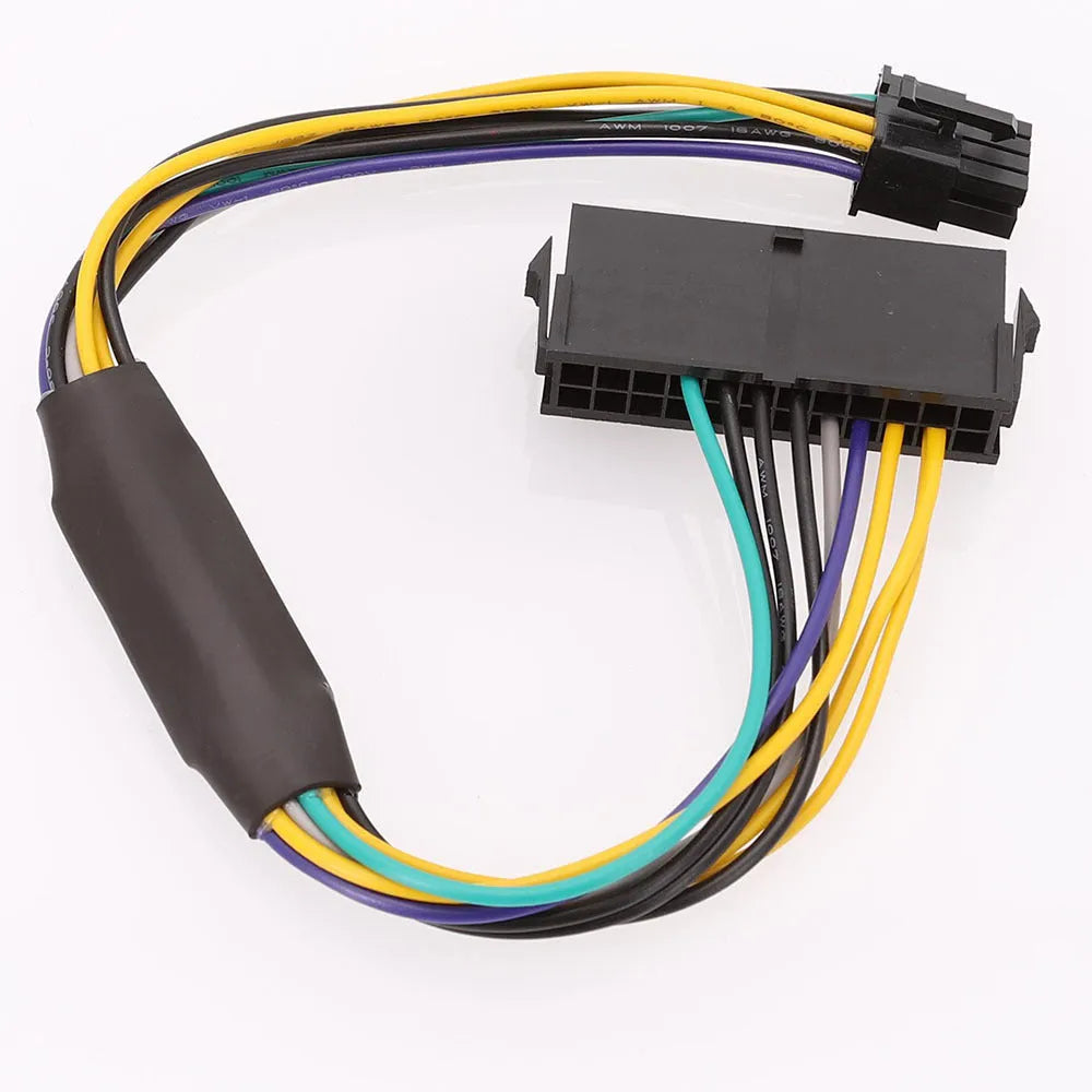 DELL Optiplex ATX 24-pin to 8-pin motherboard power adapter cable, 30cm black