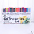 Set of ink watercolour pens in a case, showing multiple colour options including 100, 72, 60, and 48 count sets.