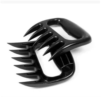 Black bear claw meat shredder set of two for barbecue meat pulling