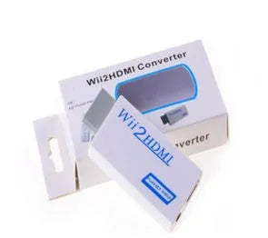 Wii to HDMI converter adapter with 3.5mm audio jack for connecting Nintendo Wii to HDMI displays