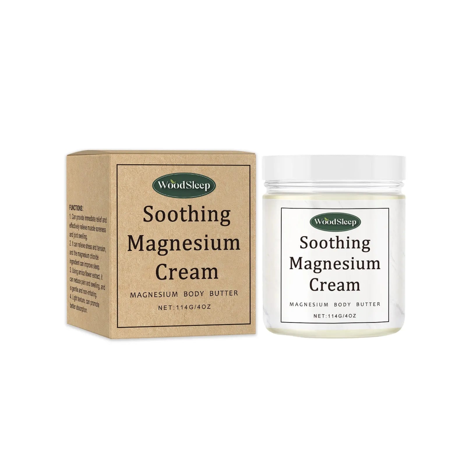114g tube of magnesium cream for body care after exercise