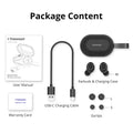 Tronsmart Spunky Beat wireless Bluetooth earphones with in-line controls and charging case.