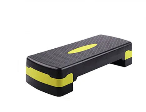 Fit Step aerobic fitness stepper in grey colour showing 68cm length and 15cm height.