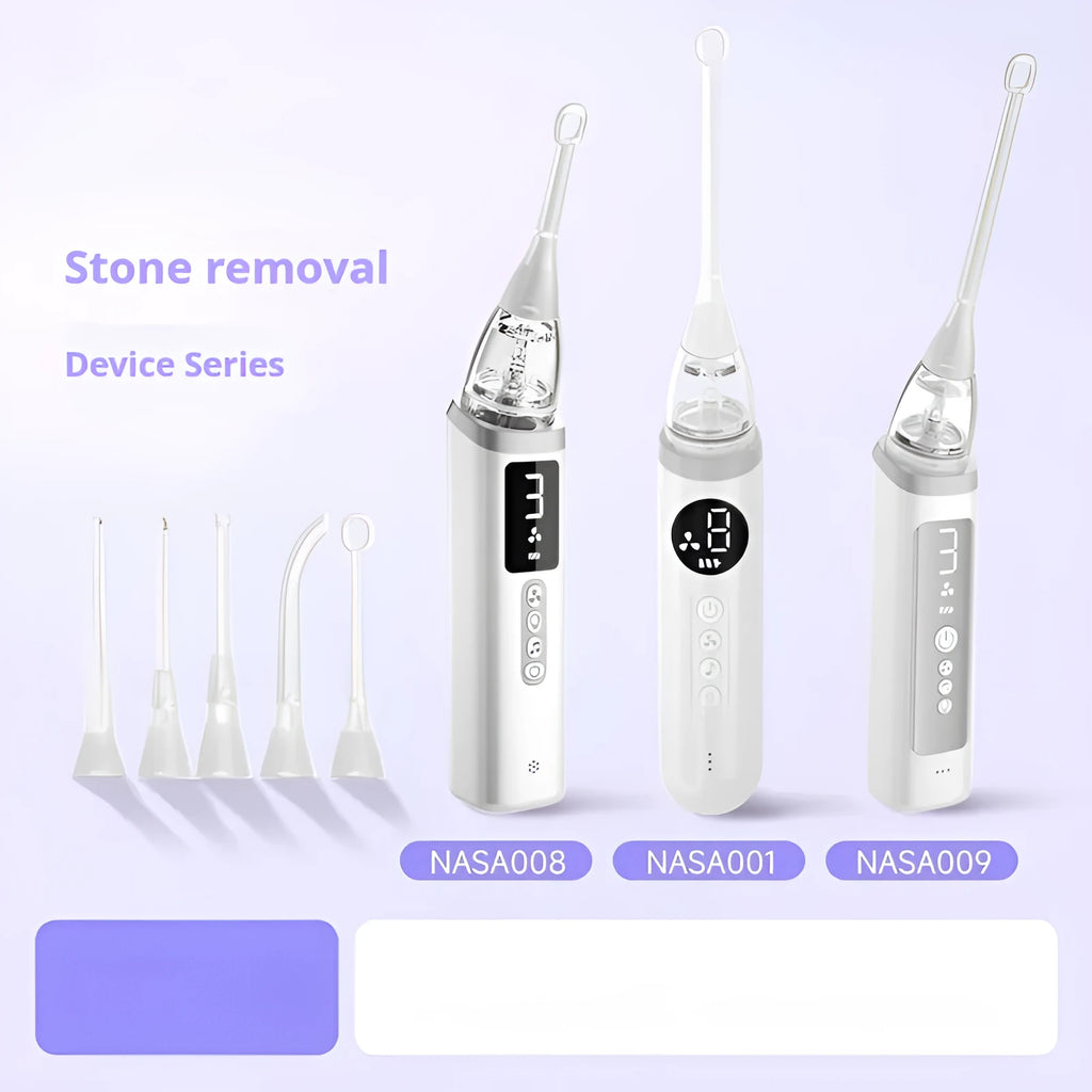 Milky white tonsil stone removal tool for dental calculus extraction, 180g set