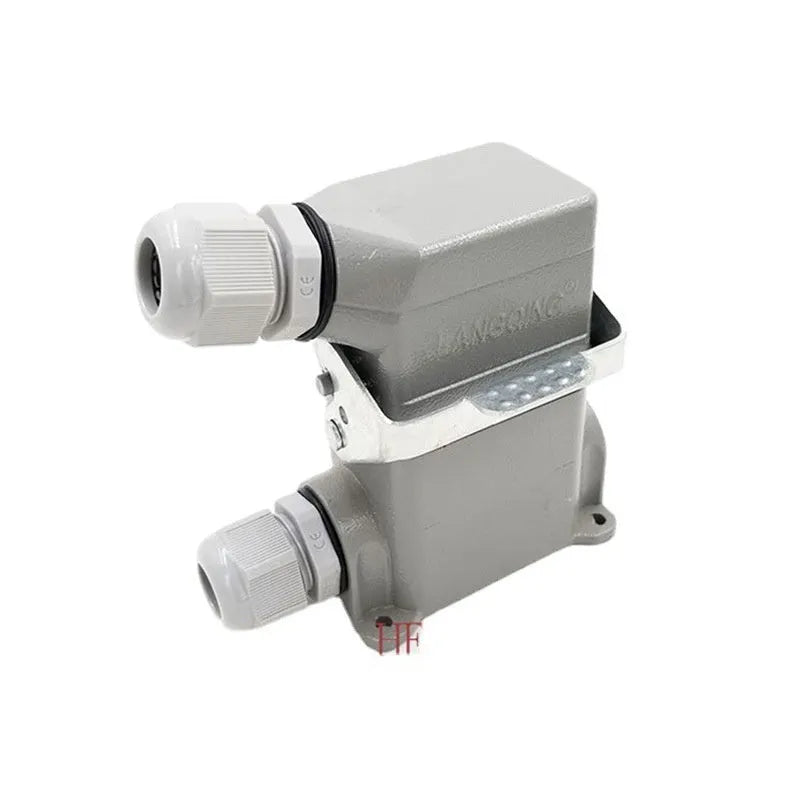 Rectangular hot runner plug heavy load connector core HDC-HE-006-1-6 with copper silver plated contacts