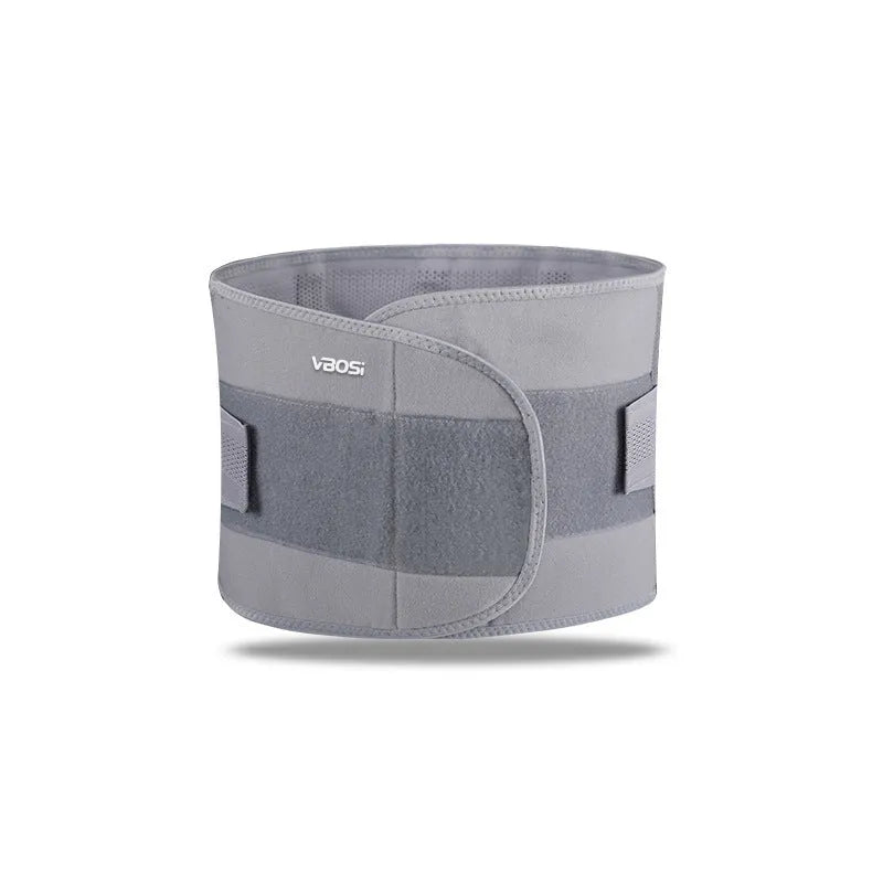 Adjustable waist support belt for outdoor sports in black, gray, and khaki colour options