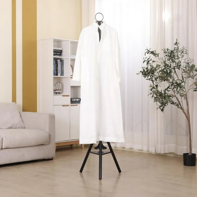 Dubai Clothing Incense Hanger Drying Storage Rack iron 45x45x180cm ethnic style black