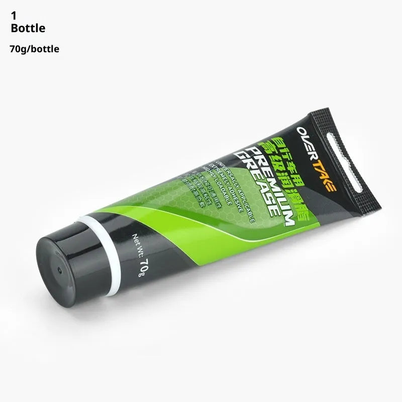 70g bottle of synthetic bicycle grease, waterproof and wear-resistant, green apple scent