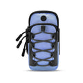 Outdoor sports waterproof nylon arm wrist bag in solid colour for mountaineering fitness dancing