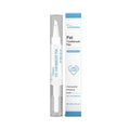Pet dental care brush with integrated 3ml toothpaste gel and 12.5cm handle