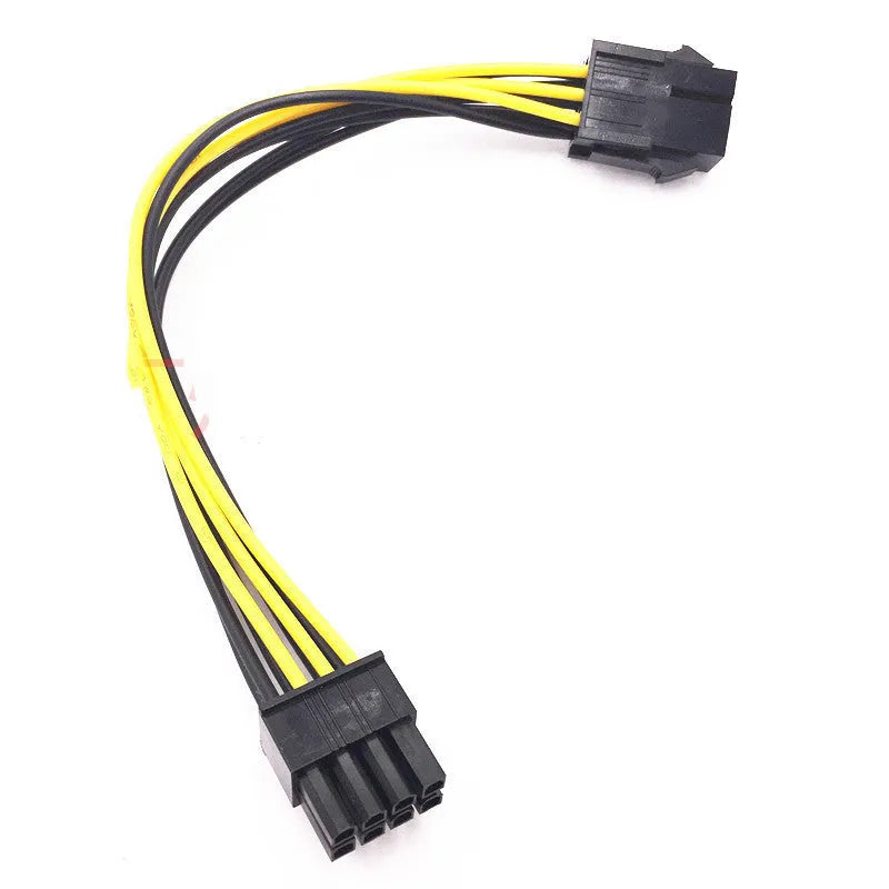 6-pin to 8-pin graphics card power extension cable, 20 cm length