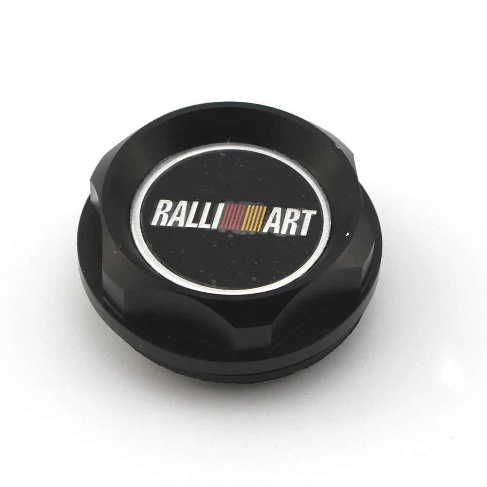 Aluminium alloy oil filter cap for Mitsubishi cars in a selection of six colours