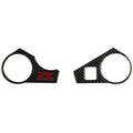 Black carbon fibre pattern motorcycle sticker for SUZUKI GSXR1000 L1 upper connective plate