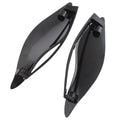 Harley Davidson trike windshield side wings in ABS plastic, smoked and black options
