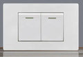 White 118 type 16A Israel socket panel with flame retardant protection and phosphor bronze conductors