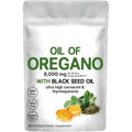Butter black seed oil soft capsules supplement bottle showing 180 or 300 tablet pack option.