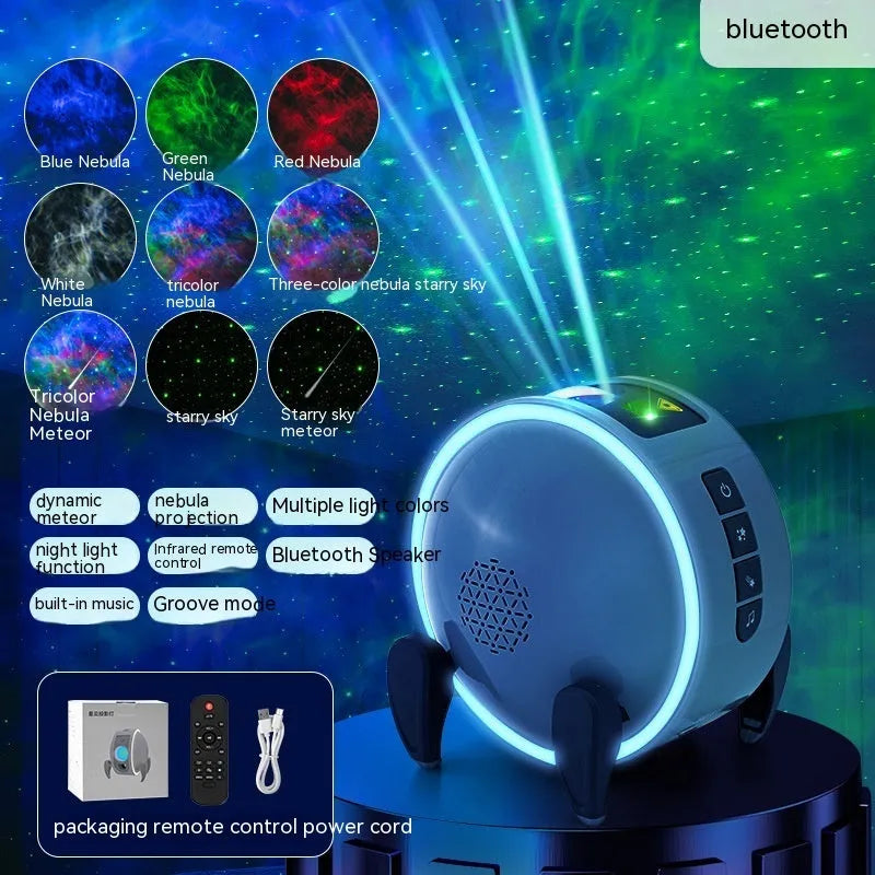 Dream Starry Sky Projector HD laser atmosphere light with aurora meteor Bluetooth remote control