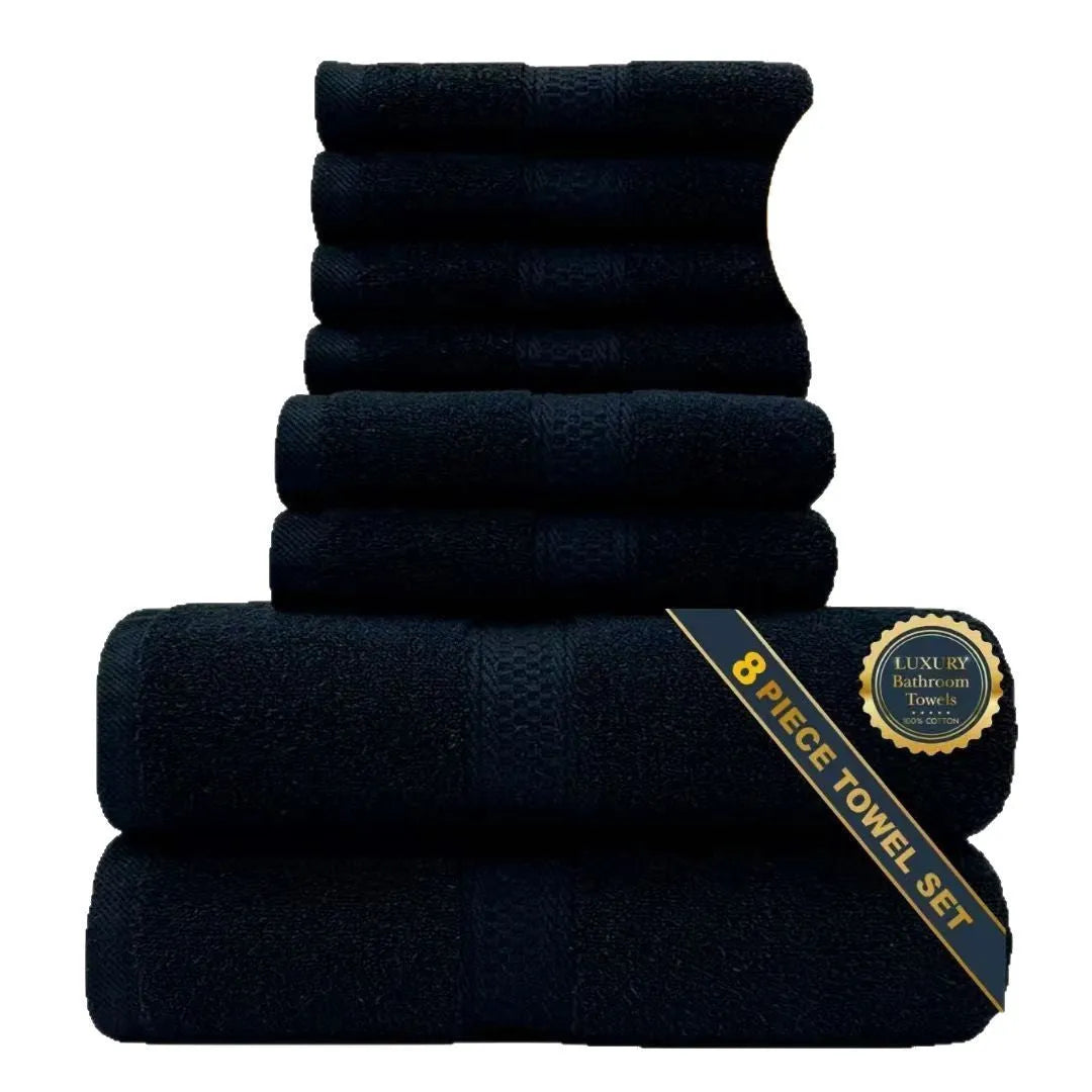Pure cotton jacquard towel in white, available in sizes 35x35 to 90x180 cm, plain series