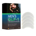 Pack of four thin, square men's figure control chest patches for discreet body shaping.
