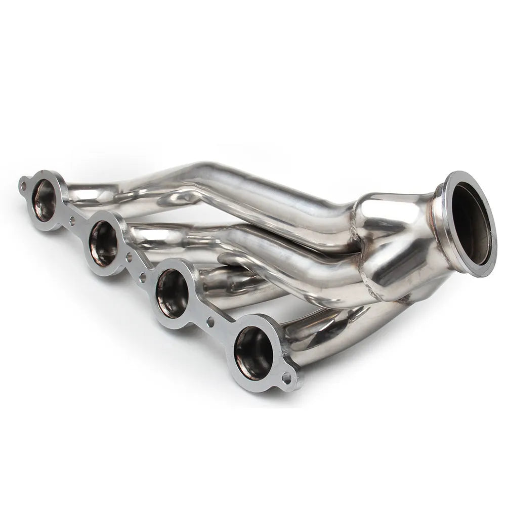 Silver 304 stainless steel modified exhaust manifold banana set for Chevrolet vehicles