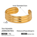 Light luxury stainless steel bracelet with buckle, electroplated finish, connection design, on white background